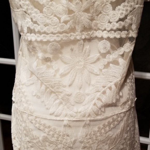 VINTAGE Guipure Lace Boho Style Dress - Picture 7 of 8
